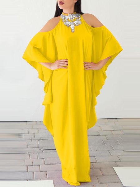 dress maxi long dress 2022 vonda women sundress 3/4 sleeve mock neck solid color party maxi dress party vestido oversized robe, White
dress maxi long dress 2022 vonda women sundress 3/4 sleeve mock neck solid color party maxi dress party vestido oversized robe, White