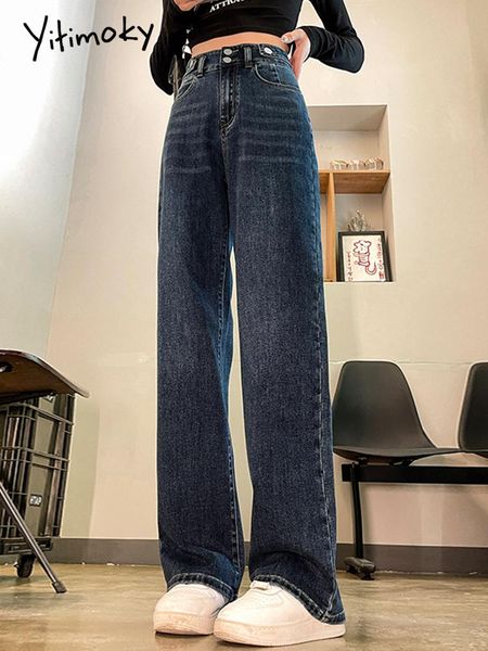 jeans yitimoky casual loose women wide leg jeans 2 button trousers 2022 spring high waist pockets female floorlength denim pants y2k, Blue
jeans yitimoky casual loose women wide leg jeans 2 button trousers 2022 spring high waist pockets female floorlength denim pants y2k, Blue