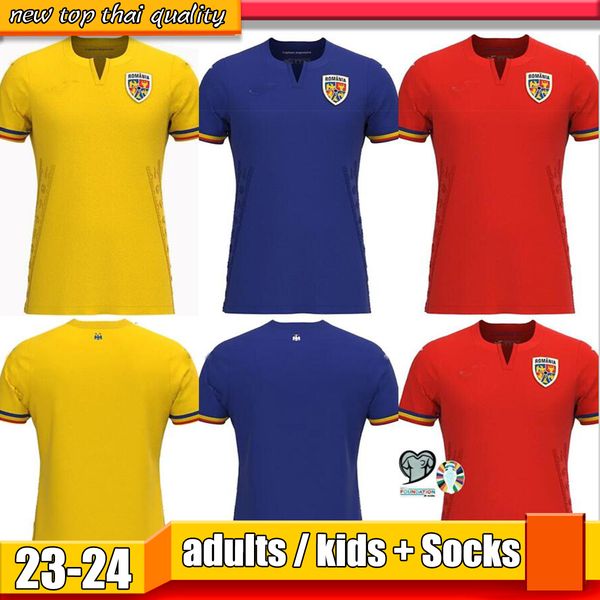 morutan 2023 2024 romania soccer jerseys marin stanciu olaru cialdau dragusin tanase jersey home red away yellow third football shirts 23 24, Black;yellow
morutan 2023 2024 romania soccer jerseys marin stanciu olaru cialdau dragusin tanase jersey home red away yellow third football shirts 23 24, Black;yellow