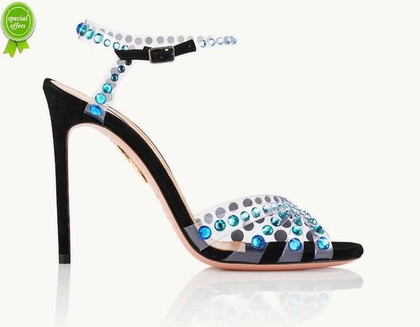 designer sandals designers aquazzuras pvc womens sandals olympia sandal heels crysta buckle party wedding dress shoes heel back strap leathe, Black
designer sandals designers aquazzuras pvc womens sandals olympia sandal heels crysta buckle party wedding dress shoes heel back strap leathe, Black