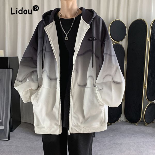 men's vests casual tie dye pocket zipper man with hat jacket long sleeve street wear fashion preppy style allmatch male youth 230418, Black;white
men's vests casual tie dye pocket zipper man with hat jacket long sleeve street wear fashion preppy style allmatch male youth 230418, Black;white
