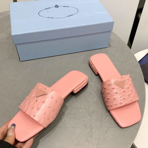23ss womens sandals slip on slippers designer ostrich patterned cowhide slingbacks dress shoes ladies with low heels 2.5cm slides square toe, Black
23ss womens sandals slip on slippers designer ostrich patterned cowhide slingbacks dress shoes ladies with low heels 2.5cm slides square toe, Black