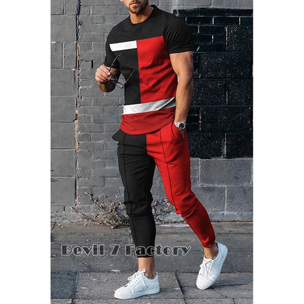 men's tracksuits men's short sleeve t shirt trousers 2 pieces outfits fashion summer streetwear casual man clothing long pants tra, Gray
men's tracksuits men's short sleeve t shirt trousers 2 pieces outfits fashion summer streetwear casual man clothing long pants tra, Gray