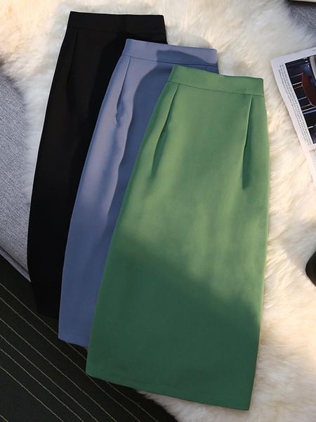 dresses syiwidii green side split empire zipper long skirt for women 2022 casual pencil midi skirts solid korean fashion clothing, White;black
dresses syiwidii green side split empire zipper long skirt for women 2022 casual pencil midi skirts solid korean fashion clothing, White;black