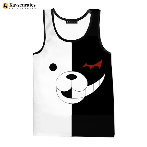 men' tank danganronpa monokuma 3d tank men women anime cartoon harajuku streetwear oversized sleeveless shirts men' clothing 2, White;black
men' tank danganronpa monokuma 3d tank men women anime cartoon harajuku streetwear oversized sleeveless shirts men' clothing 2, White;black