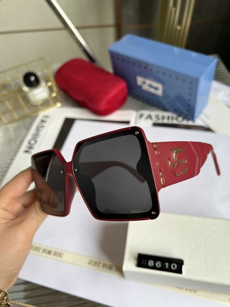 

fashion g glasses g letter luxury cool sunglasses designer 2023 new sunglasses polarized tr large box driving street pgraph women's, White;black