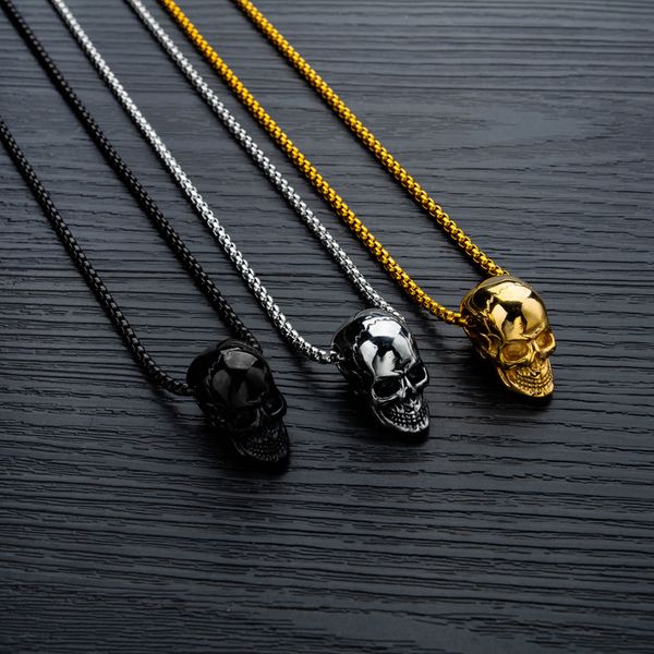 fashion skull pendant necklaces men titanium steel retro design clavicle chain choker jewelry gifts for male, Silver
fashion skull pendant necklaces men titanium steel retro design clavicle chain choker jewelry gifts for male, Silver
