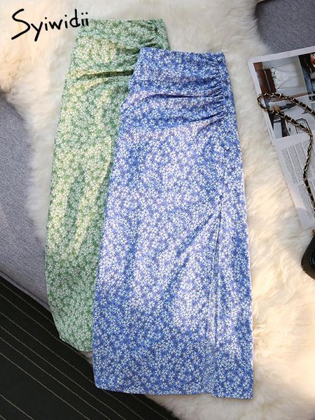 dresses syiwidii floral skirts womens y2k casual button folds empire side split high fashion skirt summer new long zipper clothes, White;black
dresses syiwidii floral skirts womens y2k casual button folds empire side split high fashion skirt summer new long zipper clothes, White;black