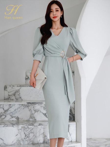 dresses h han queen summer lantern sleeve sheath pencil bodycon dress elegant simple office vestidos slim midcalf casual party dresses, Black;gray
dresses h han queen summer lantern sleeve sheath pencil bodycon dress elegant simple office vestidos slim midcalf casual party dresses, Black;gray