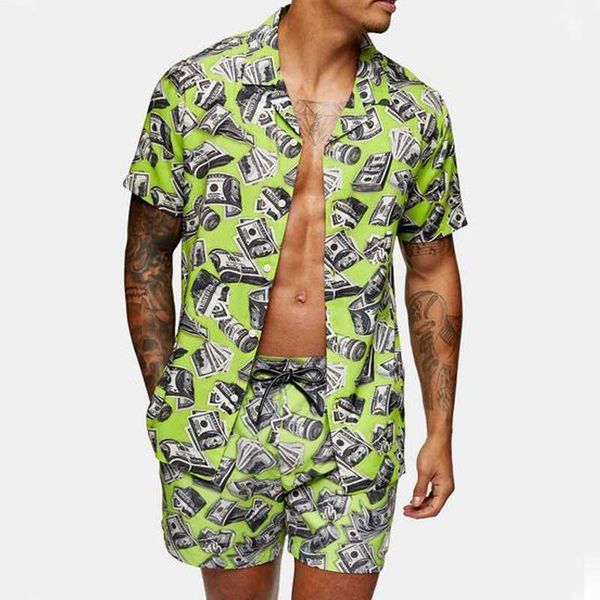 tracksuits men hawaiian sets summer print short sleeve button shirt beach shorts holiday men's daily two piece suit cardigan high quali, Gray
tracksuits men hawaiian sets summer print short sleeve button shirt beach shorts holiday men's daily two piece suit cardigan high quali, Gray