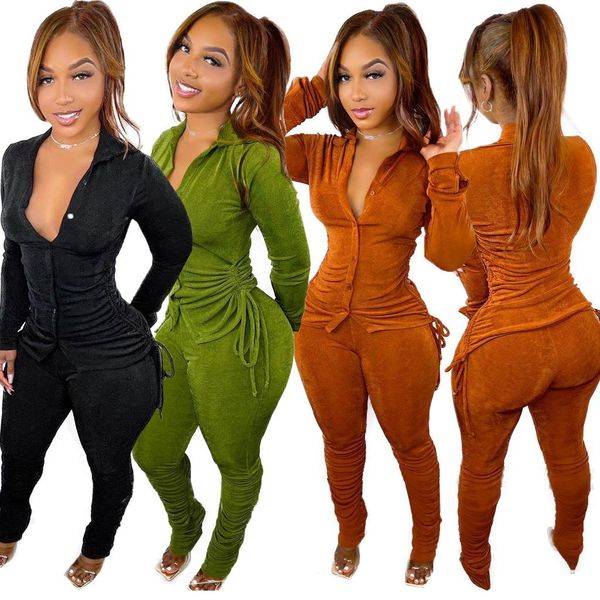 pants casual women tracksuit two piece set pleated bottom shirt and long pants solid color streetwear matching set clothes for women, White
pants casual women tracksuit two piece set pleated bottom shirt and long pants solid color streetwear matching set clothes for women, White