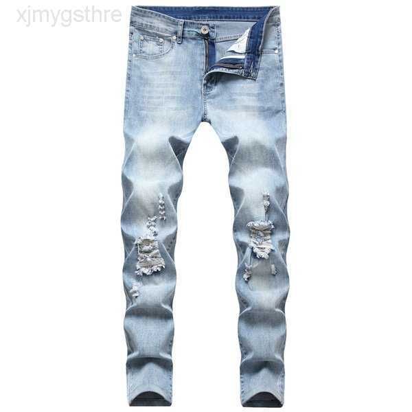 men's jeans blue black white sweatpants hole pants casual male ripped skinny trousers slim biker outwears 1khin
men's jeans blue black white sweatpants hole pants casual male ripped skinny trousers slim biker outwears 1khin