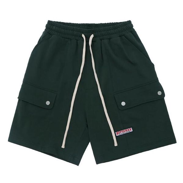 men's plus size shorts multi-pocket sweatpants