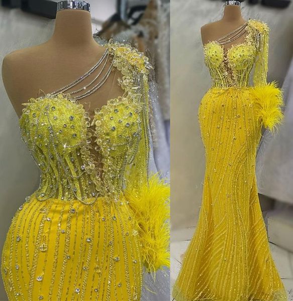2023 april aso ebi yellow mermaid prom dress crystals beaded feather evening formal party second reception birthday engagement gowns dresses, Black
2023 april aso ebi yellow mermaid prom dress crystals beaded feather evening formal party second reception birthday engagement gowns dresses, Black