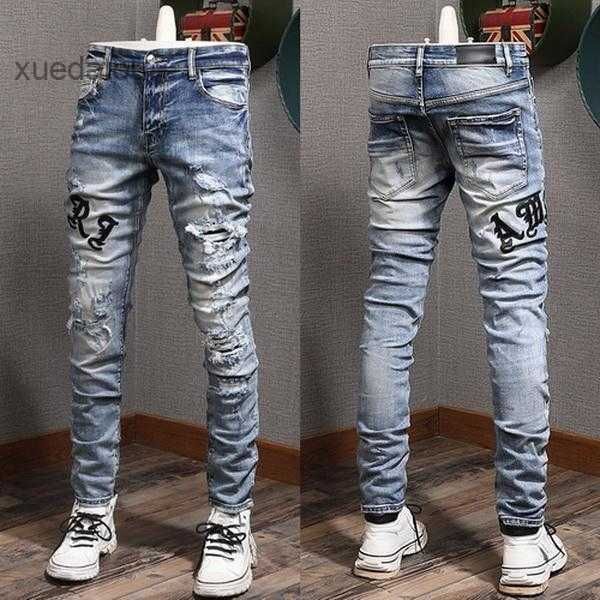 biker stretch design denim jeans fit for mens slim painted patch trim leg cowboy pants male 7 xjfq, Blue
biker stretch design denim jeans fit for mens slim painted patch trim leg cowboy pants male 7 xjfq, Blue