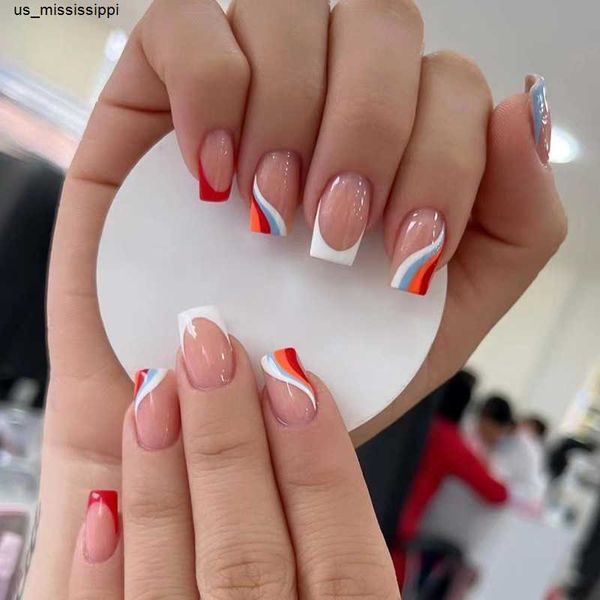 false nails 24pcs full cover nail coffin pink ripple short french fake nails artificial wear square acrylic false nails press on nail art j2, Red;gold
false nails 24pcs full cover nail coffin pink ripple short french fake nails artificial wear square acrylic false nails press on nail art j2, Red;gold