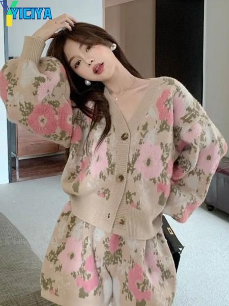 dress yiciya women's tracksuit knitted sweater cardigan and short pants womens two peice sets korean fashion crop shorts outifits, White
dress yiciya women's tracksuit knitted sweater cardigan and short pants womens two peice sets korean fashion crop shorts outifits, White