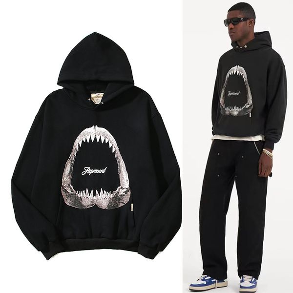 23fw sweatshirts hoodies men women high street big shark print pullover hoode hip hop pullovers, Black;brown
23fw sweatshirts hoodies men women high street big shark print pullover hoode hip hop pullovers, Black;brown