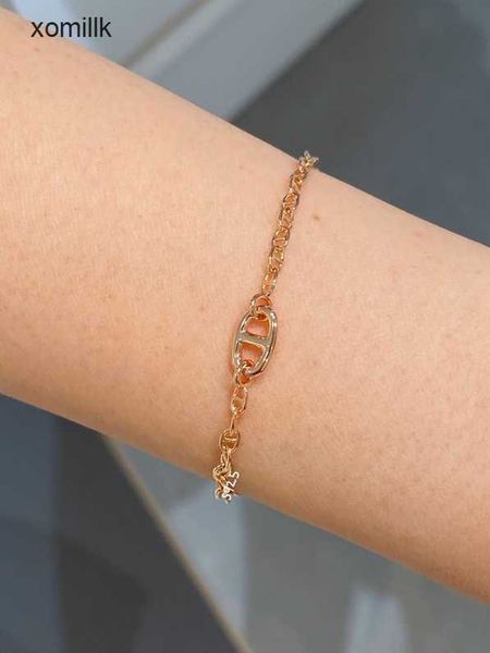 hermm designer bracelet v golden pig nose necklace bracelet 18k rose gold piglet chain h home ot buckle choker collar, Black
hermm designer bracelet v golden pig nose necklace bracelet 18k rose gold piglet chain h home ot buckle choker collar, Black