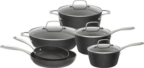 function household appliancesTitan Textured Nonstick 10 Piece Cookware Set, Black, Dishwasher SafeMulti-functional frying
function household appliancesTitan Textured Nonstick 10 Piece Cookware Set, Black, Dishwasher SafeMulti-functional frying