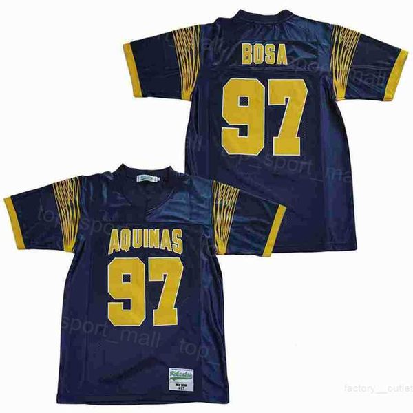 high school football 97 nick bosa jersey st thomas aquinas college moive breathable pure cotton pullover for sport fans all stitching hiphop, Black
high school football 97 nick bosa jersey st thomas aquinas college moive breathable pure cotton pullover for sport fans all stitching hiphop, Black