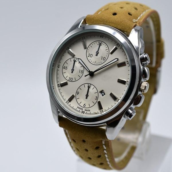 casual and dynamic men's watches, luxurious and fashionable quartz watches., Slivery;brown
casual and dynamic men's watches, luxurious and fashionable quartz watches., Slivery;brown