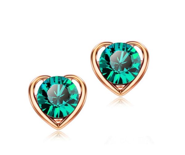 elling jewelry heart-shaped earrings stud inlaid superior quality rhinestone crystal twinkle valentine's gift plating white k non fadin, Golden;silver
elling jewelry heart-shaped earrings stud inlaid superior quality rhinestone crystal twinkle valentine's gift plating white k non fadin, Golden;silver