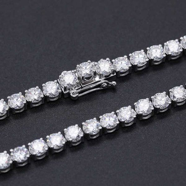 3mm tennis chain necklace vvs moissanite lab diamonds white 18k solid gold tennis chain, Silver
3mm tennis chain necklace vvs moissanite lab diamonds white 18k solid gold tennis chain, Silver