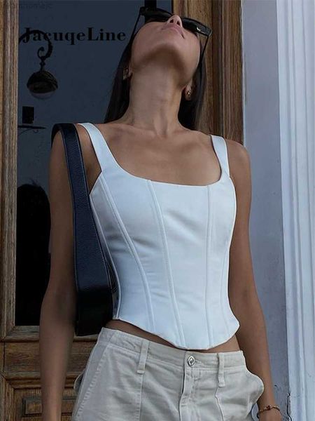 jacqueline 2023 white backless bandage corset women square neck satin bustier tank crop elegant party y2k clothes 0419
jacqueline 2023 white backless bandage corset women square neck satin bustier tank crop elegant party y2k clothes 0419