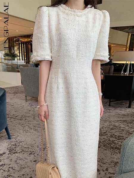 dresses shengpalae fashion solid color tweed dress women's autumn 2022 new round neck loose waist short sleeve midcalf dresses female, Black;gray
dresses shengpalae fashion solid color tweed dress women's autumn 2022 new round neck loose waist short sleeve midcalf dresses female, Black;gray