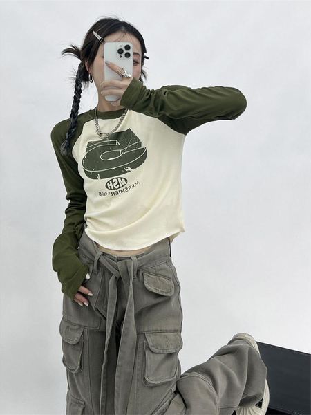t-shirt houzhou vintage y2k patchwork green tshirts women hippie streetwear long sleeve t shirts female kpop retro autumn crop, White
t-shirt houzhou vintage y2k patchwork green tshirts women hippie streetwear long sleeve t shirts female kpop retro autumn crop, White