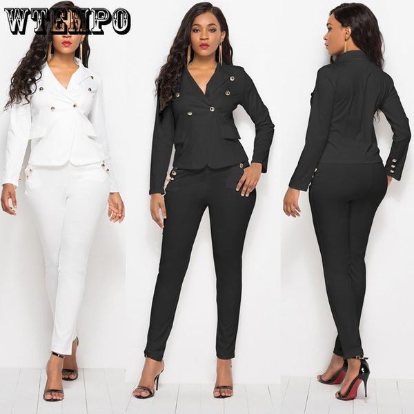 pants ladies blazer pants set casual fashion two piece suits for women solid color jacket + elastic trousers suit office sets, White
pants ladies blazer pants set casual fashion two piece suits for women solid color jacket + elastic trousers suit office sets, White