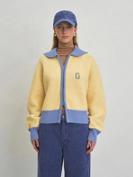 sweaters fall new women cardigan wool colorblock twoway zipper design knitted cardigan, White;black
sweaters fall new women cardigan wool colorblock twoway zipper design knitted cardigan, White;black