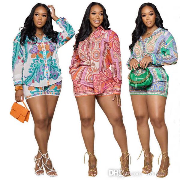 2023 new womens tracksuits two piece short set fashion printed long sleeve shirt shorts sports suit casual outfits, Gray
2023 new womens tracksuits two piece short set fashion printed long sleeve shirt shorts sports suit casual outfits, Gray