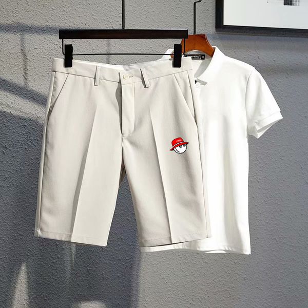 men's shorts golf highquality short suit summer fashion british simple versatile large mid size trendy casual pants 5 point 230419, White;black
men's shorts golf highquality short suit summer fashion british simple versatile large mid size trendy casual pants 5 point 230419, White;black