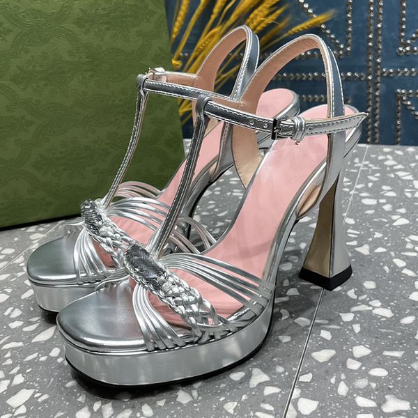 new luxury womens shoes silver summer premium sheep leather sandals thick heel waterproof platform woven strap open toe brand designer high, Black
new luxury womens shoes silver summer premium sheep leather sandals thick heel waterproof platform woven strap open toe brand designer high, Black