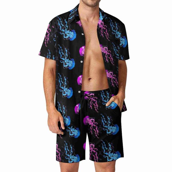 tracksuits jellies men sets colorful jellyfish print hawaiian casual shirt set short sleeve graphic shorts summer vacation suit plus size, Gray
tracksuits jellies men sets colorful jellyfish print hawaiian casual shirt set short sleeve graphic shorts summer vacation suit plus size, Gray