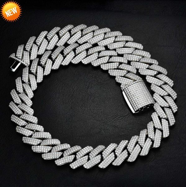 hip-hop cuban chain full diamond 925 sterling silver gold-plated necklace 19mm thick fashion hiphop necklace
hip-hop cuban chain full diamond 925 sterling silver gold-plated necklace 19mm thick fashion hiphop necklace