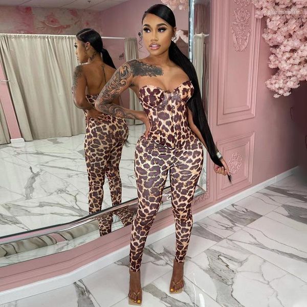 summer women leopard print two-piece pants corset tank and leggings set patchwork outfit clothes, White
summer women leopard print two-piece pants corset tank and leggings set patchwork outfit clothes, White
