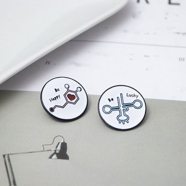 korean cartoon round brooches for women letter happy lucky dopamine badge molecular formula chemical elements alloy pins ins student clothes, Gray
korean cartoon round brooches for women letter happy lucky dopamine badge molecular formula chemical elements alloy pins ins student clothes, Gray