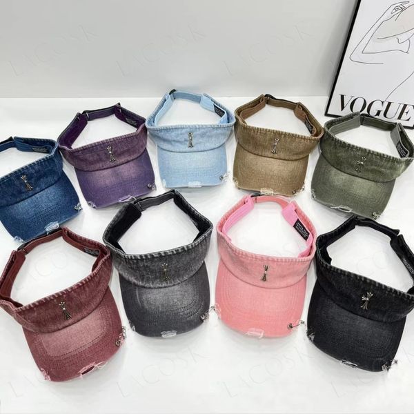 designer visor cowboy sunvisor bucket hat for man fashion women tannin baseball cap summer sunhats letters with 9 colors, Blue;gray
designer visor cowboy sunvisor bucket hat for man fashion women tannin baseball cap summer sunhats letters with 9 colors, Blue;gray