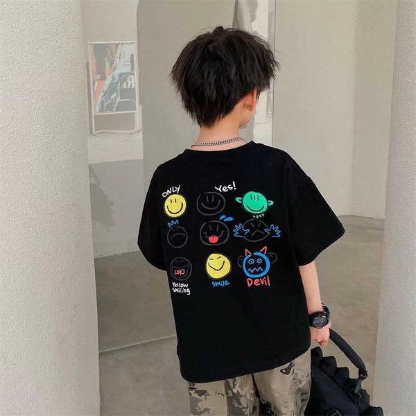 t-shirts children's t-shirt summer clothes new boys' korean version printed funny short-sleeved casual loose trendy children', Blue
t-shirts children's t-shirt summer clothes new boys' korean version printed funny short-sleeved casual loose trendy children', Blue