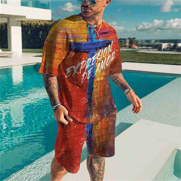 tracksuits summer men's sportswear fashion 3d printed oversized summer sports short sleeve t-shirt shorts casual beach style men's, Gray
tracksuits summer men's sportswear fashion 3d printed oversized summer sports short sleeve t-shirt shorts casual beach style men's, Gray