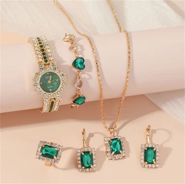 small size ladies rhinestone quartz watch + bracelet set - sophisticated & stylish jewelry for women, Slivery;golden
small size ladies rhinestone quartz watch + bracelet set - sophisticated & stylish jewelry for women, Slivery;golden