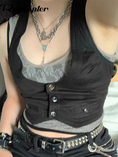 rapcopter y2k button corset black sleeveless tank skinny v neck aesthetic punk crop grunge fairycore women vests 0419, White
rapcopter y2k button corset black sleeveless tank skinny v neck aesthetic punk crop grunge fairycore women vests 0419, White