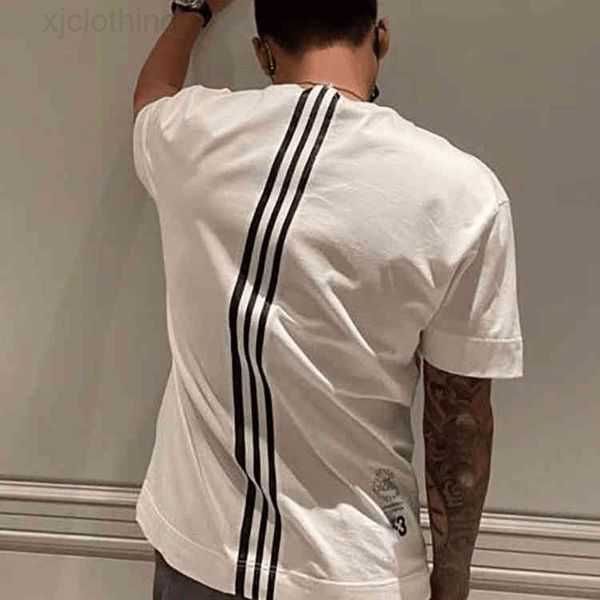 selling summer cotton t shirt tide brand y3 adds round neck short-sleeved t-shirt fashion designer three-bar loose casual 1o7q7, White;black
selling summer cotton t shirt tide brand y3 adds round neck short-sleeved t-shirt fashion designer three-bar loose casual 1o7q7, White;black