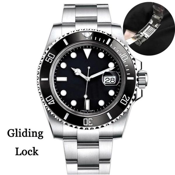 gliding lock mens watch ceramic bezel 40mm sapphire automatic mechanical 2813 movement stainless steel luminous waterproof wat1745, Slivery;brown
gliding lock mens watch ceramic bezel 40mm sapphire automatic mechanical 2813 movement stainless steel luminous waterproof wat1745, Slivery;brown