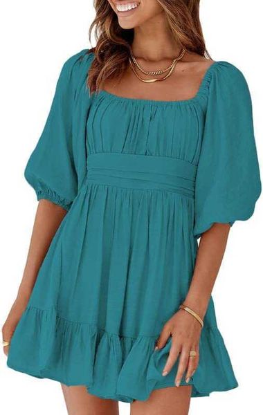 dokotoo womens summer dresses square neck lantern sleeve tie backless ruffle a-line casual dress, Black;gray
dokotoo womens summer dresses square neck lantern sleeve tie backless ruffle a-line casual dress, Black;gray