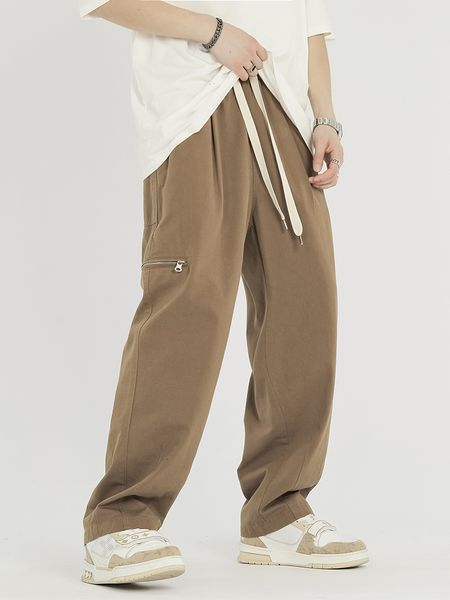 mens pants spring summer mens cotton sweatpants zip pockets straight cargo pants steetwear wide leg joggers male casual work trousers 230419, Black
mens pants spring summer mens cotton sweatpants zip pockets straight cargo pants steetwear wide leg joggers male casual work trousers 230419, Black