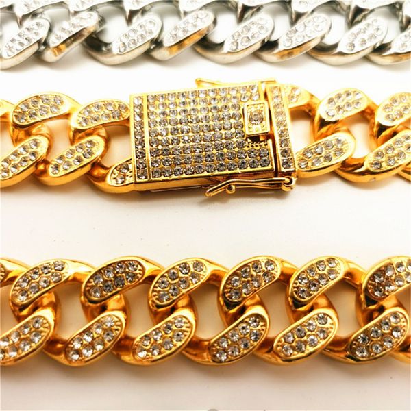 necklace for mens chain cuban link gold chains iced out jewelry diamond bracelet 20mm full diamond male and female hiphop, Black
necklace for mens chain cuban link gold chains iced out jewelry diamond bracelet 20mm full diamond male and female hiphop, Black